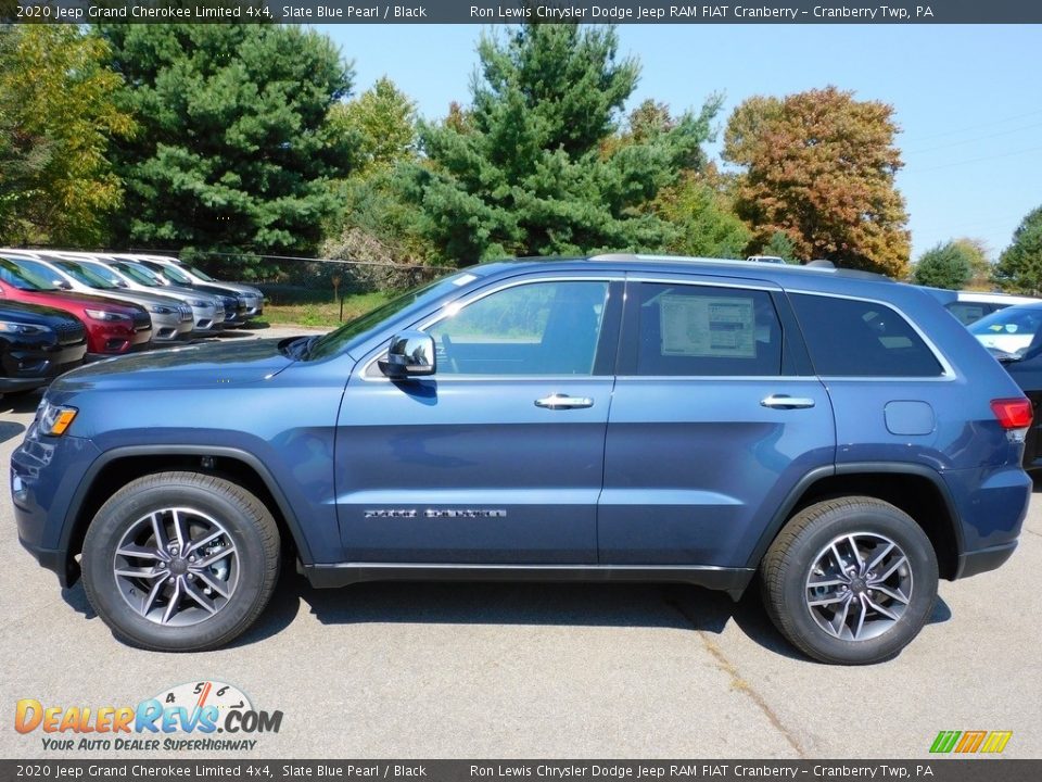 2020 Jeep Grand Cherokee Limited 4x4 Slate Blue Pearl / Black Photo #9
