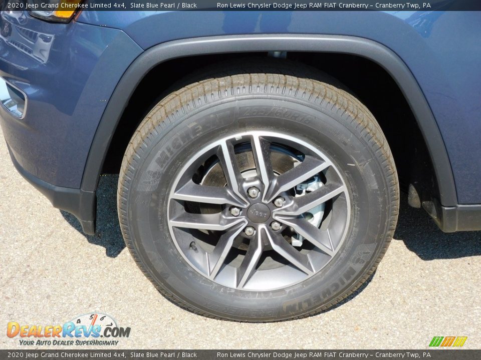2020 Jeep Grand Cherokee Limited 4x4 Slate Blue Pearl / Black Photo #10