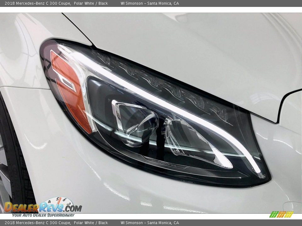 2018 Mercedes-Benz C 300 Coupe Polar White / Black Photo #32