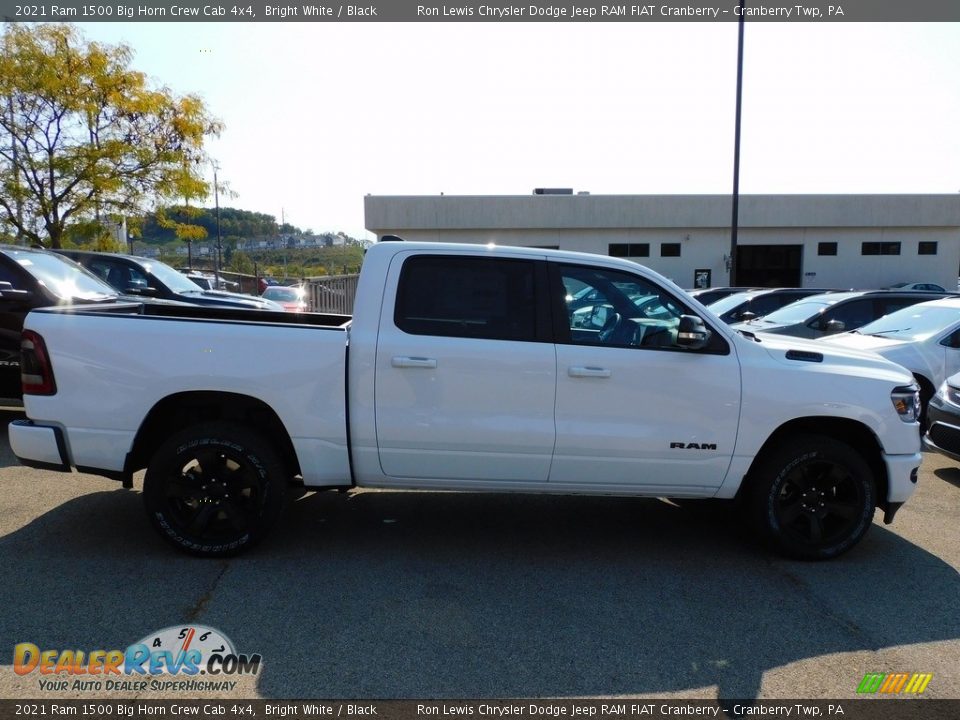 2021 Ram 1500 Big Horn Crew Cab 4x4 Bright White / Black Photo #4