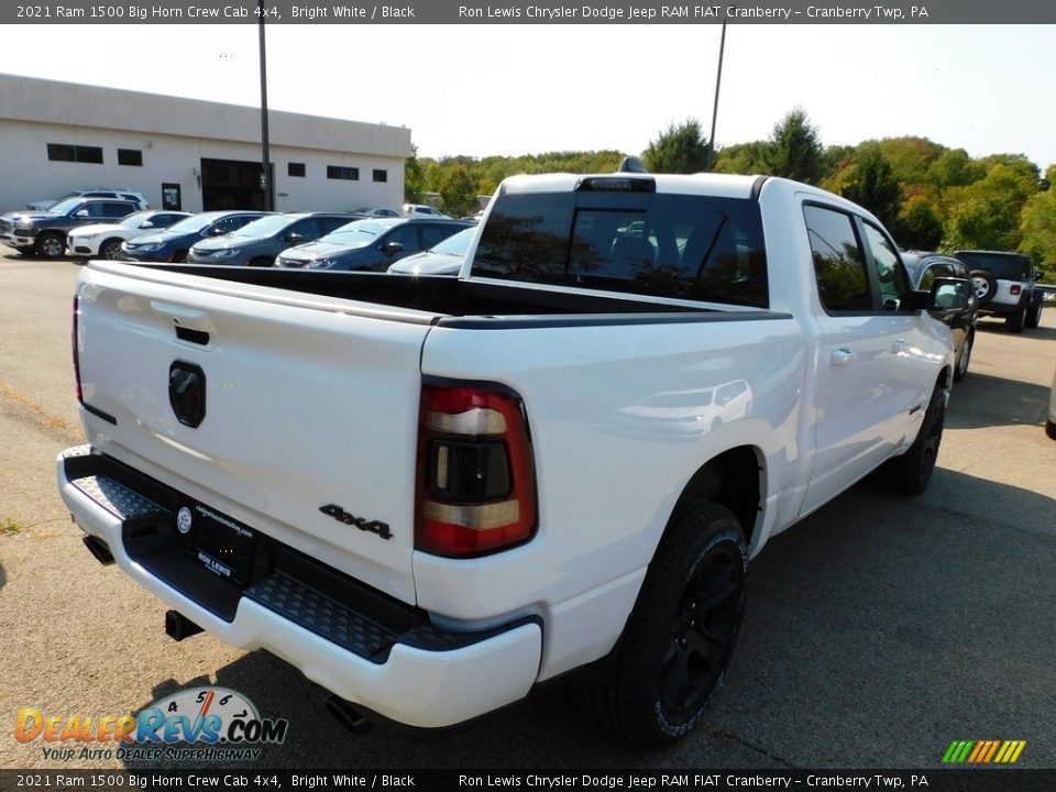 2021 Ram 1500 Big Horn Crew Cab 4x4 Bright White / Black Photo #5