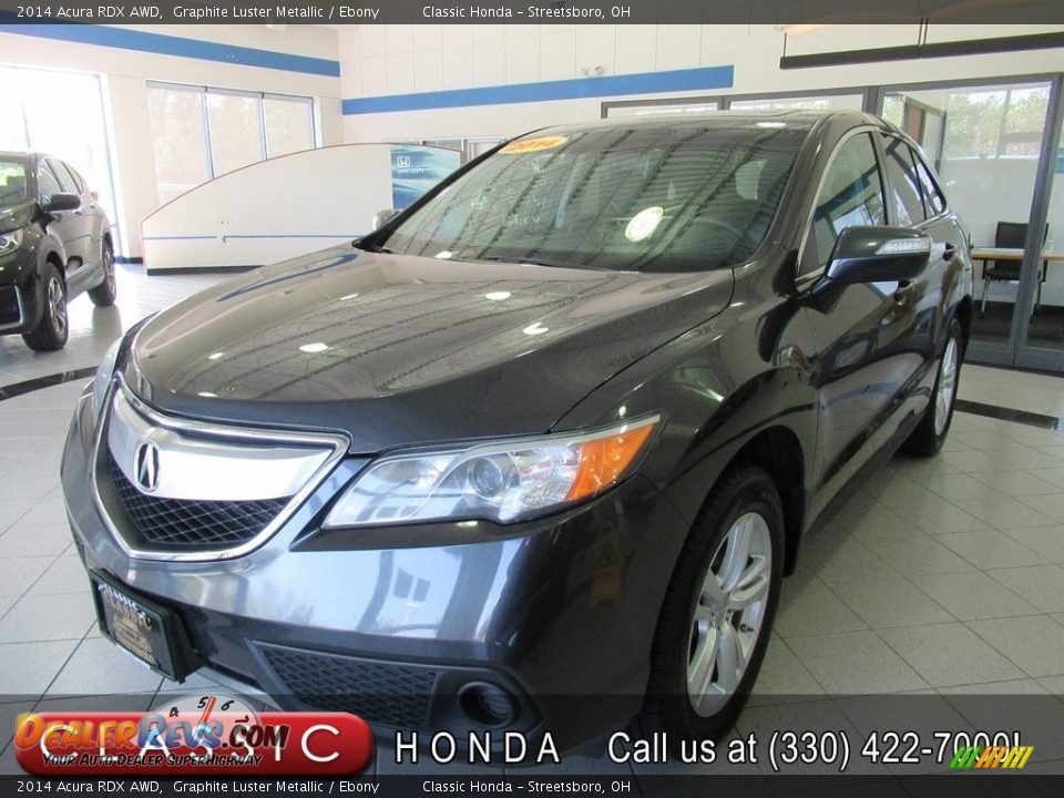 2014 Acura RDX AWD Graphite Luster Metallic / Ebony Photo #1