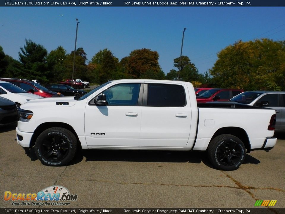 Bright White 2021 Ram 1500 Big Horn Crew Cab 4x4 Photo #8