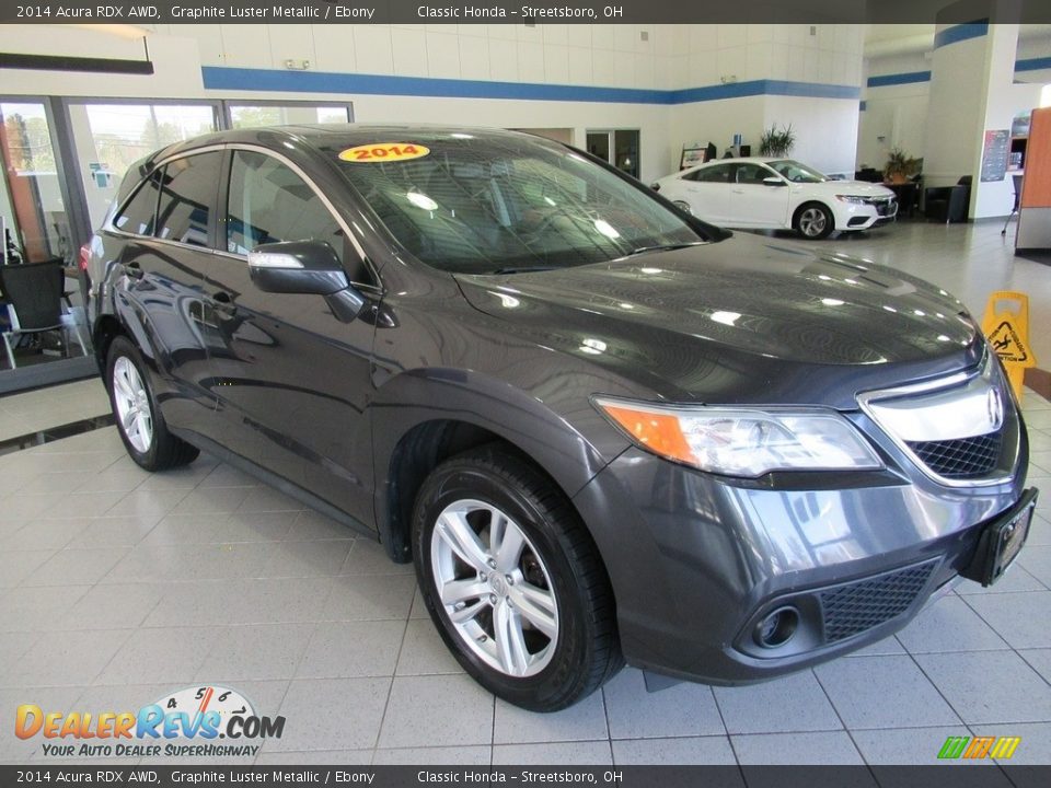 2014 Acura RDX AWD Graphite Luster Metallic / Ebony Photo #3