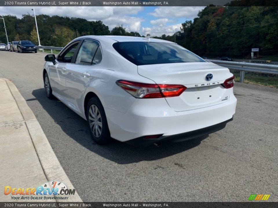 2020 Toyota Camry Hybrid LE Super White / Black Photo #2