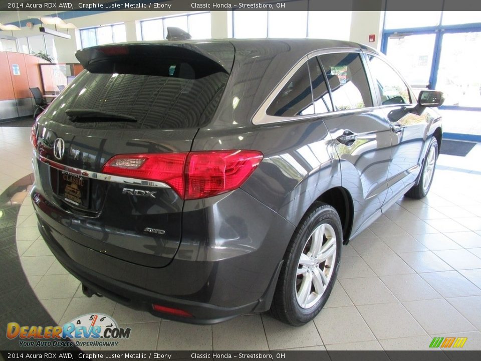 2014 Acura RDX AWD Graphite Luster Metallic / Ebony Photo #7