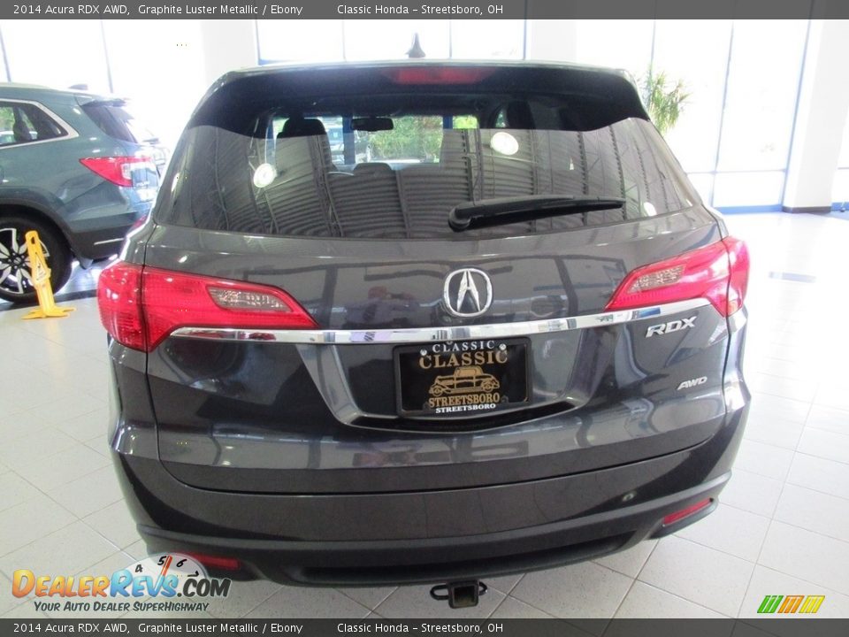 2014 Acura RDX AWD Graphite Luster Metallic / Ebony Photo #8