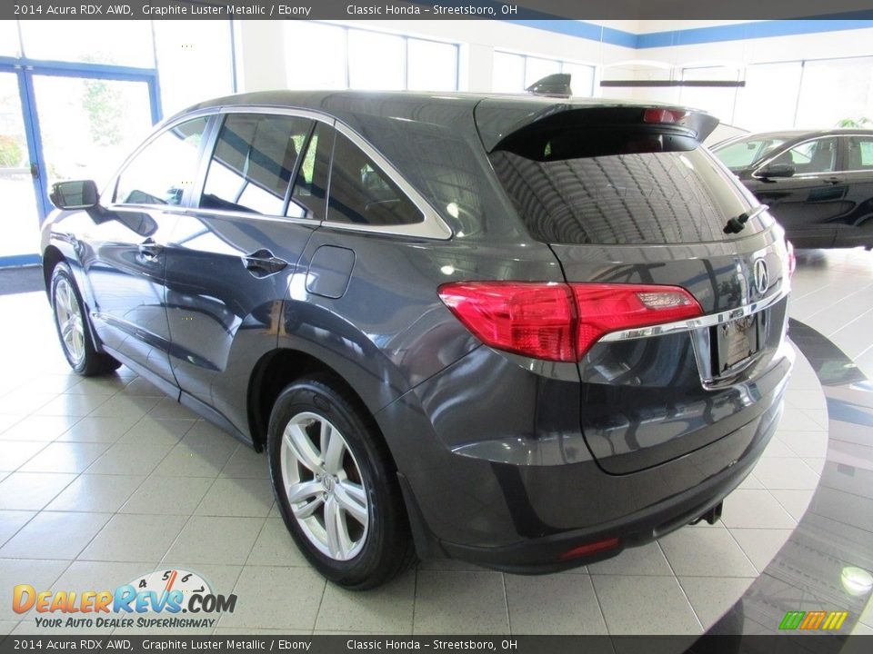 2014 Acura RDX AWD Graphite Luster Metallic / Ebony Photo #9