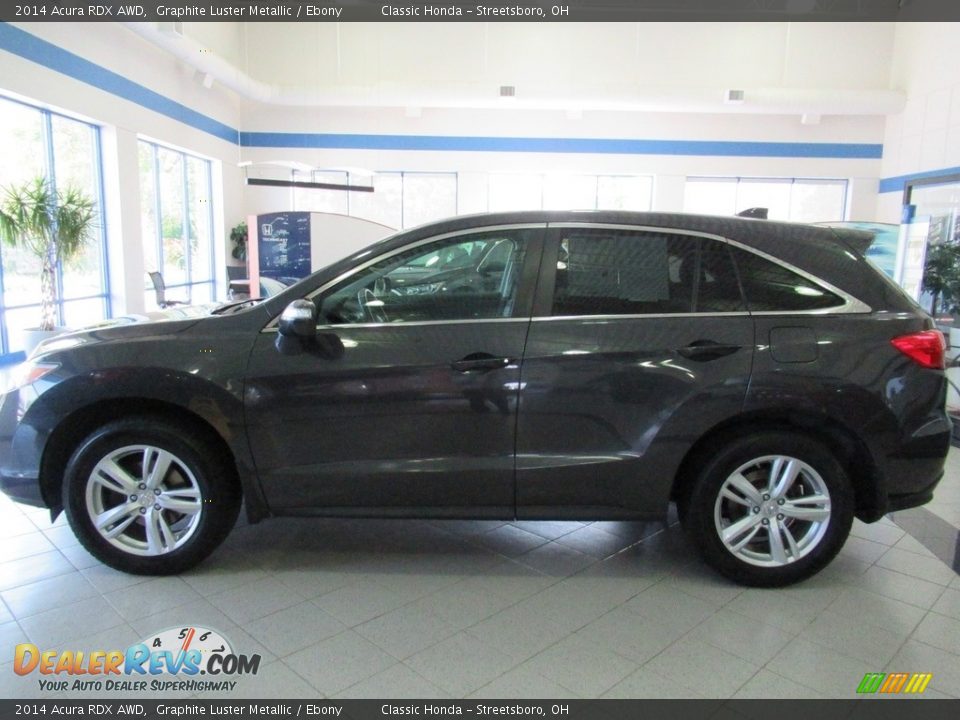 2014 Acura RDX AWD Graphite Luster Metallic / Ebony Photo #10