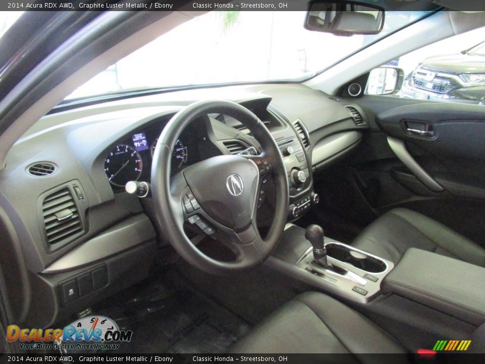 2014 Acura RDX AWD Graphite Luster Metallic / Ebony Photo #29