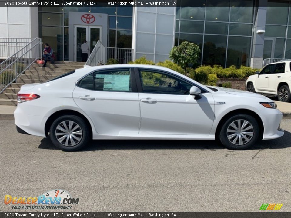 2020 Toyota Camry Hybrid LE Super White / Black Photo #30