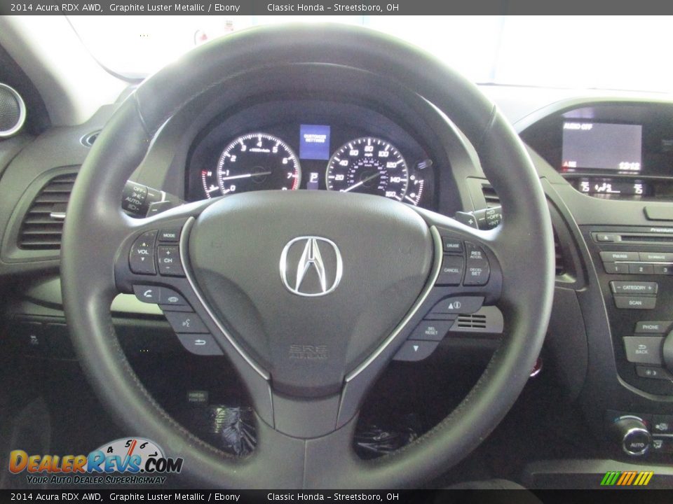 2014 Acura RDX AWD Graphite Luster Metallic / Ebony Photo #31