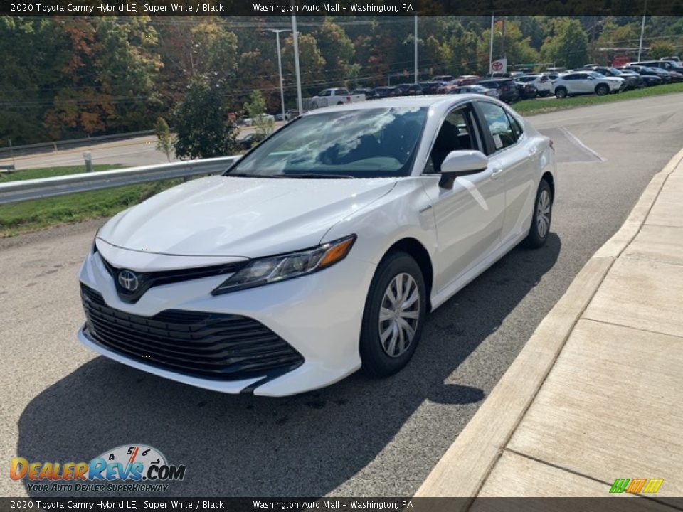 2020 Toyota Camry Hybrid LE Super White / Black Photo #32