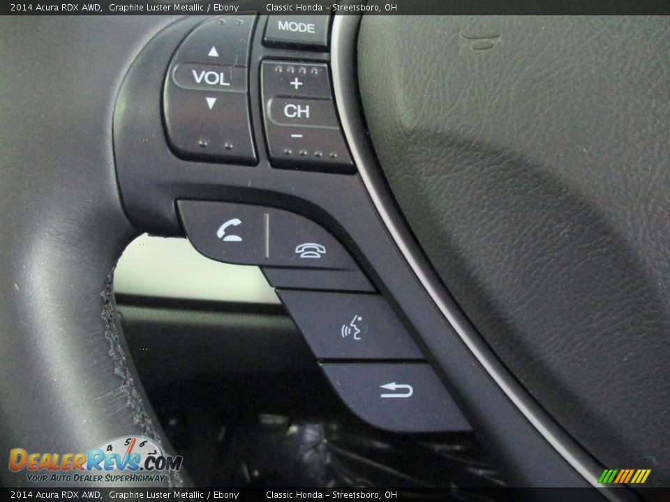 2014 Acura RDX AWD Graphite Luster Metallic / Ebony Photo #32