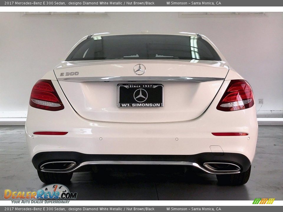2017 Mercedes-Benz E 300 Sedan designo Diamond White Metallic / Nut Brown/Black Photo #3