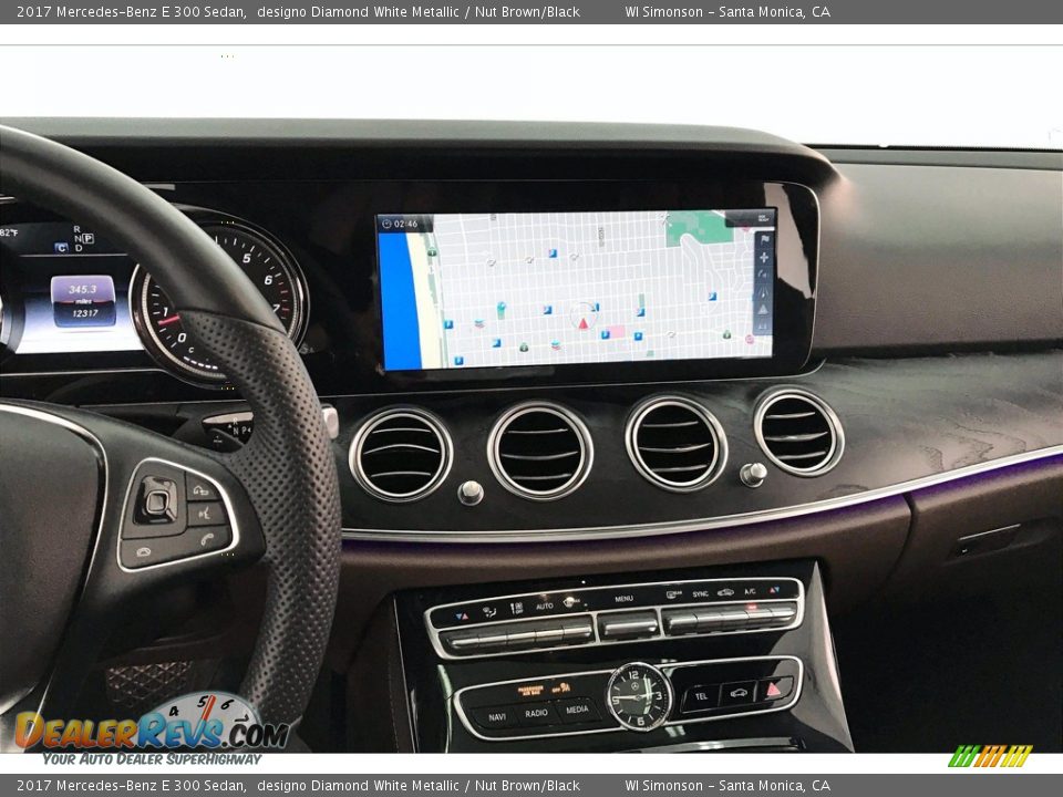 2017 Mercedes-Benz E 300 Sedan designo Diamond White Metallic / Nut Brown/Black Photo #5