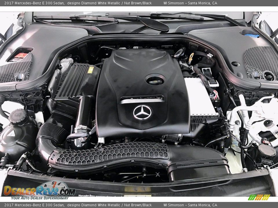 2017 Mercedes-Benz E 300 Sedan designo Diamond White Metallic / Nut Brown/Black Photo #9