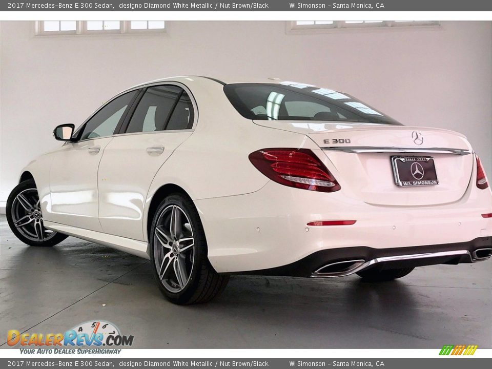 2017 Mercedes-Benz E 300 Sedan designo Diamond White Metallic / Nut Brown/Black Photo #10