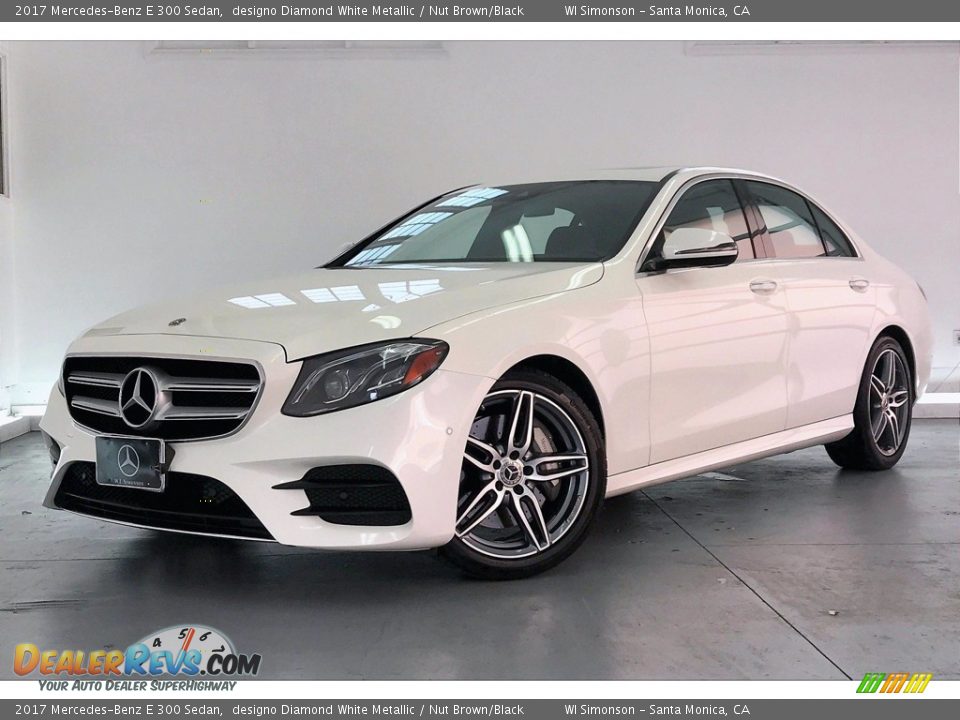 2017 Mercedes-Benz E 300 Sedan designo Diamond White Metallic / Nut Brown/Black Photo #12