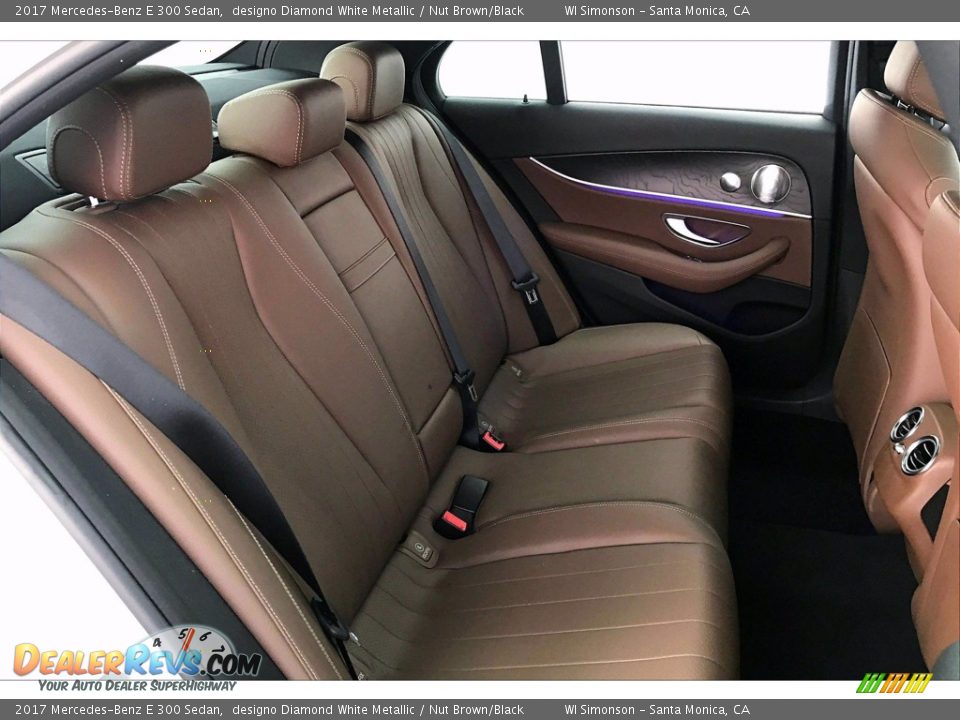 2017 Mercedes-Benz E 300 Sedan designo Diamond White Metallic / Nut Brown/Black Photo #13