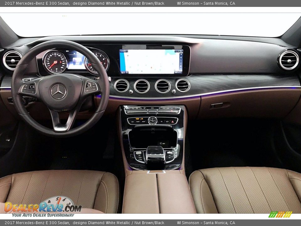 2017 Mercedes-Benz E 300 Sedan designo Diamond White Metallic / Nut Brown/Black Photo #17