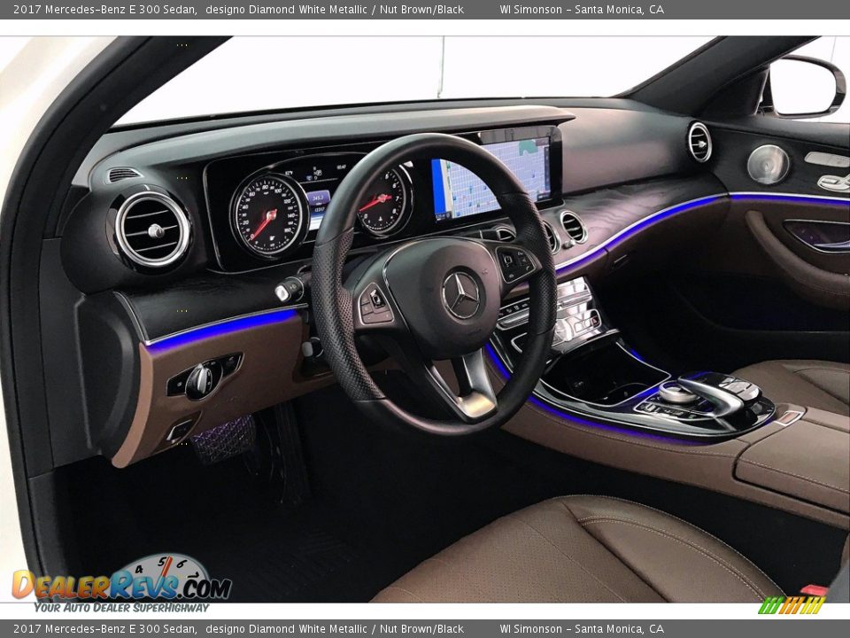 2017 Mercedes-Benz E 300 Sedan designo Diamond White Metallic / Nut Brown/Black Photo #22