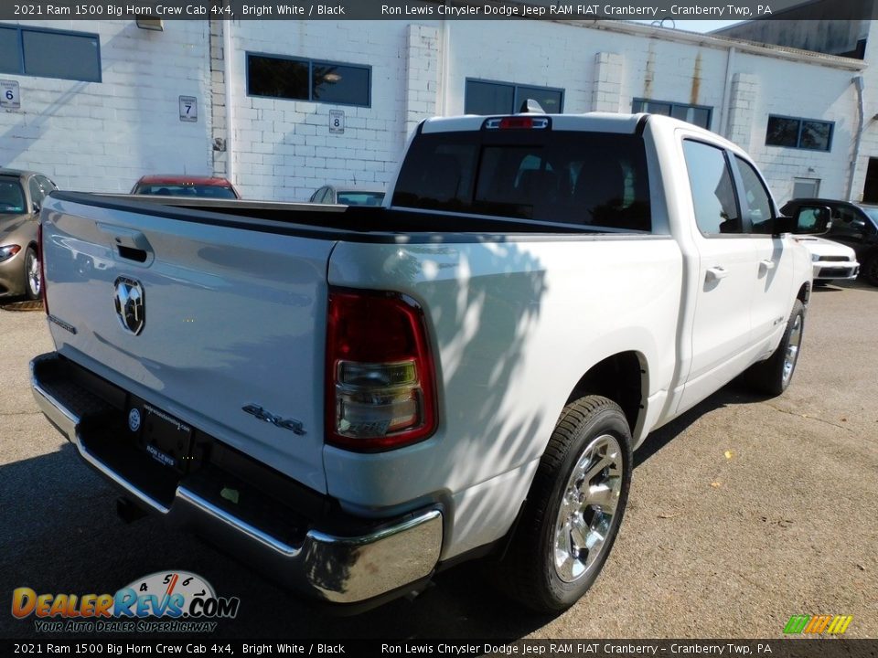 2021 Ram 1500 Big Horn Crew Cab 4x4 Bright White / Black Photo #5