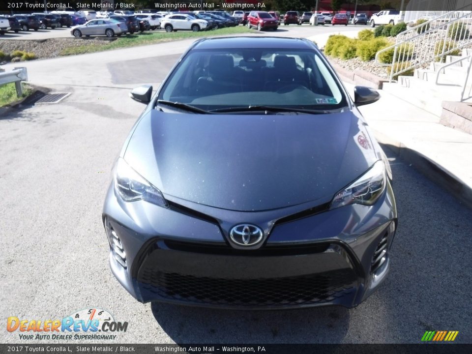 2017 Toyota Corolla L Slate Metallic / Black Photo #11