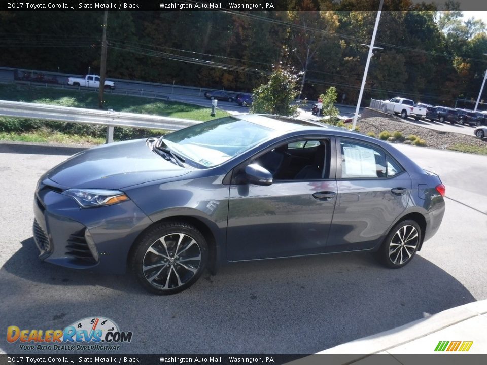 2017 Toyota Corolla L Slate Metallic / Black Photo #12