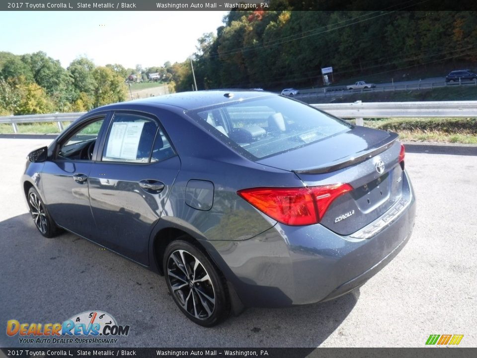 2017 Toyota Corolla L Slate Metallic / Black Photo #13