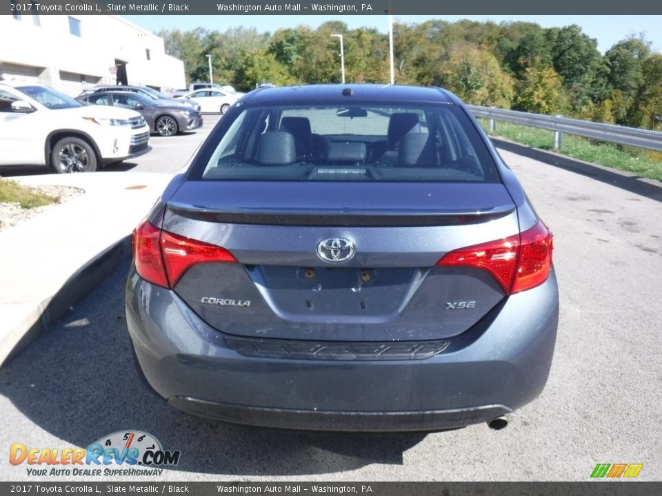 2017 Toyota Corolla L Slate Metallic / Black Photo #14