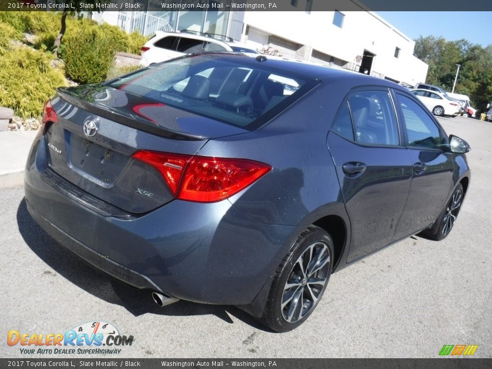 2017 Toyota Corolla L Slate Metallic / Black Photo #15