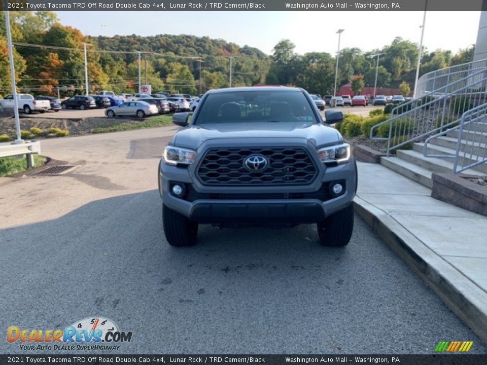 2021 Toyota Tacoma TRD Off Road Double Cab 4x4 Lunar Rock / TRD Cement/Black Photo #32