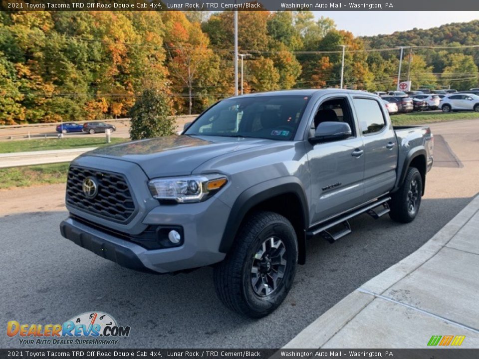 2021 Toyota Tacoma TRD Off Road Double Cab 4x4 Lunar Rock / TRD Cement/Black Photo #33