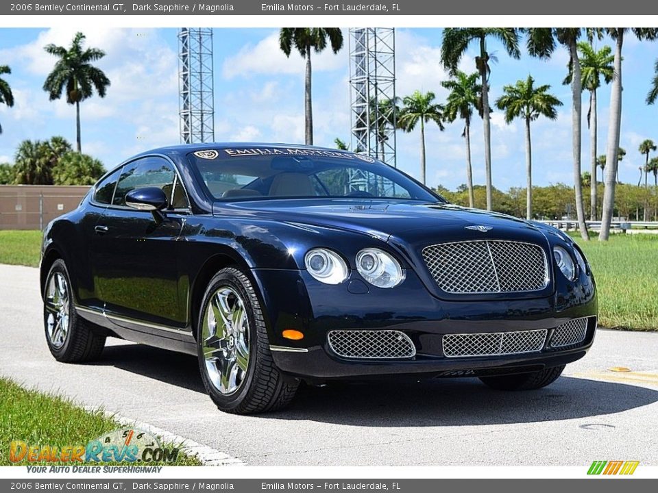2006 Bentley Continental GT Dark Sapphire / Magnolia Photo #1