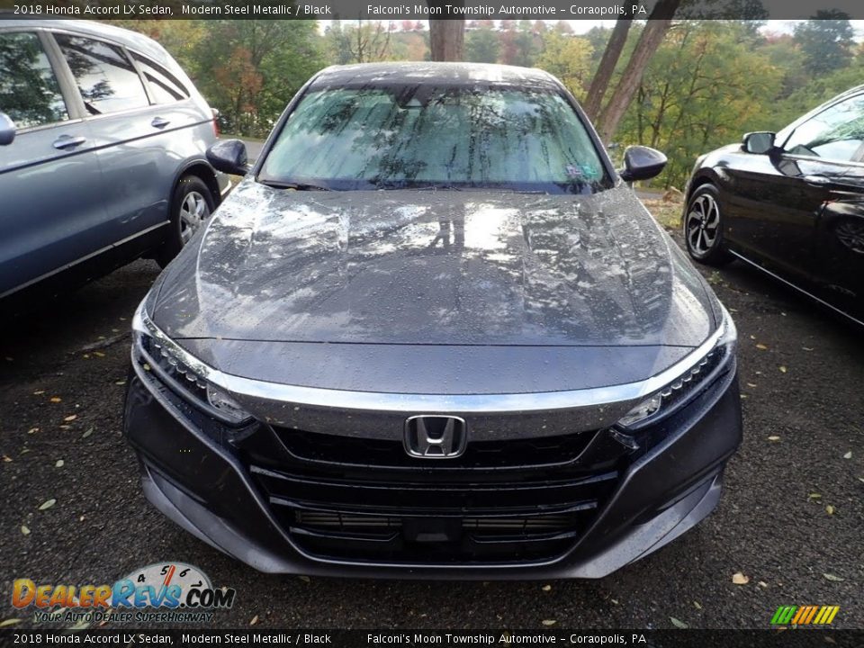 2018 Honda Accord LX Sedan Modern Steel Metallic / Black Photo #3