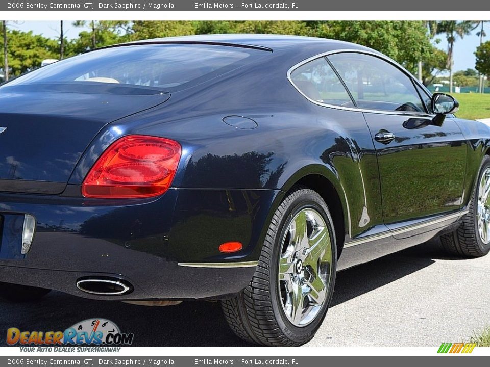 2006 Bentley Continental GT Dark Sapphire / Magnolia Photo #6