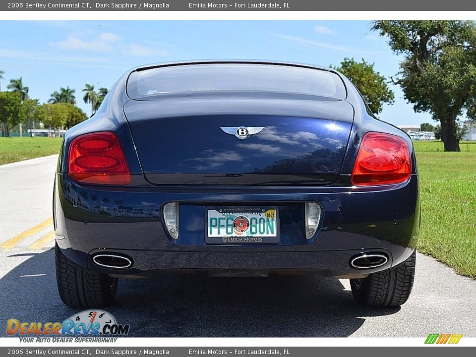 2006 Bentley Continental GT Dark Sapphire / Magnolia Photo #8