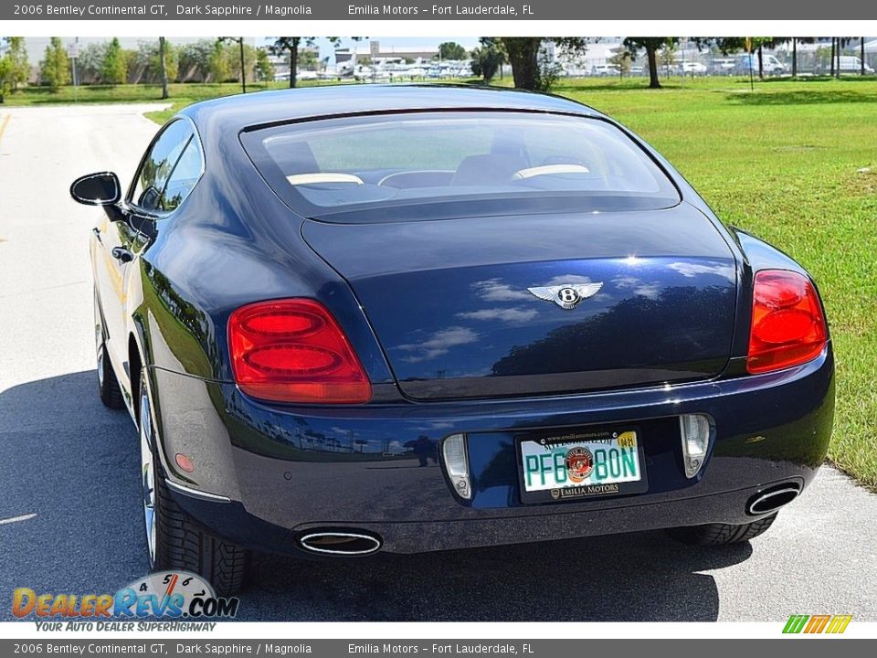 2006 Bentley Continental GT Dark Sapphire / Magnolia Photo #11