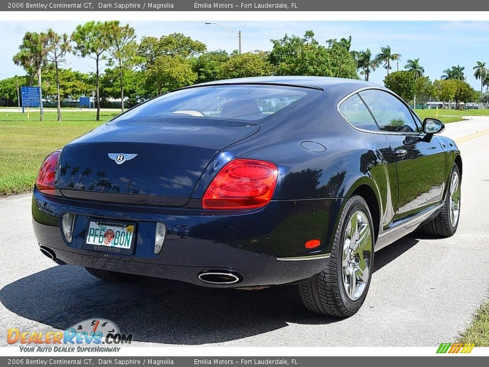 2006 Bentley Continental GT Dark Sapphire / Magnolia Photo #12