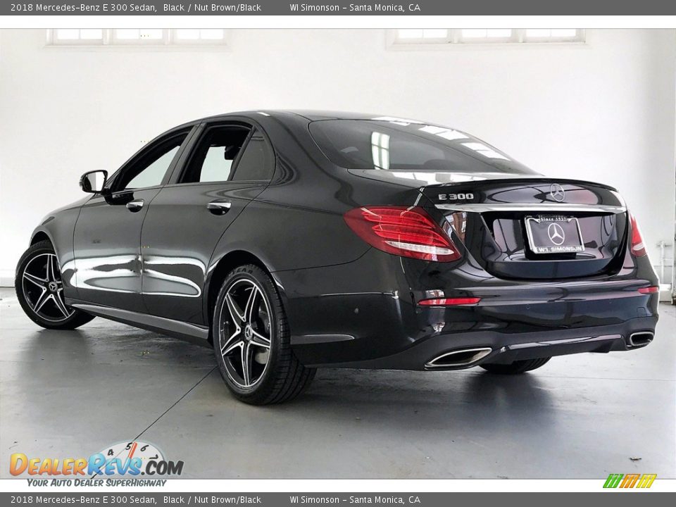 2018 Mercedes-Benz E 300 Sedan Black / Nut Brown/Black Photo #10