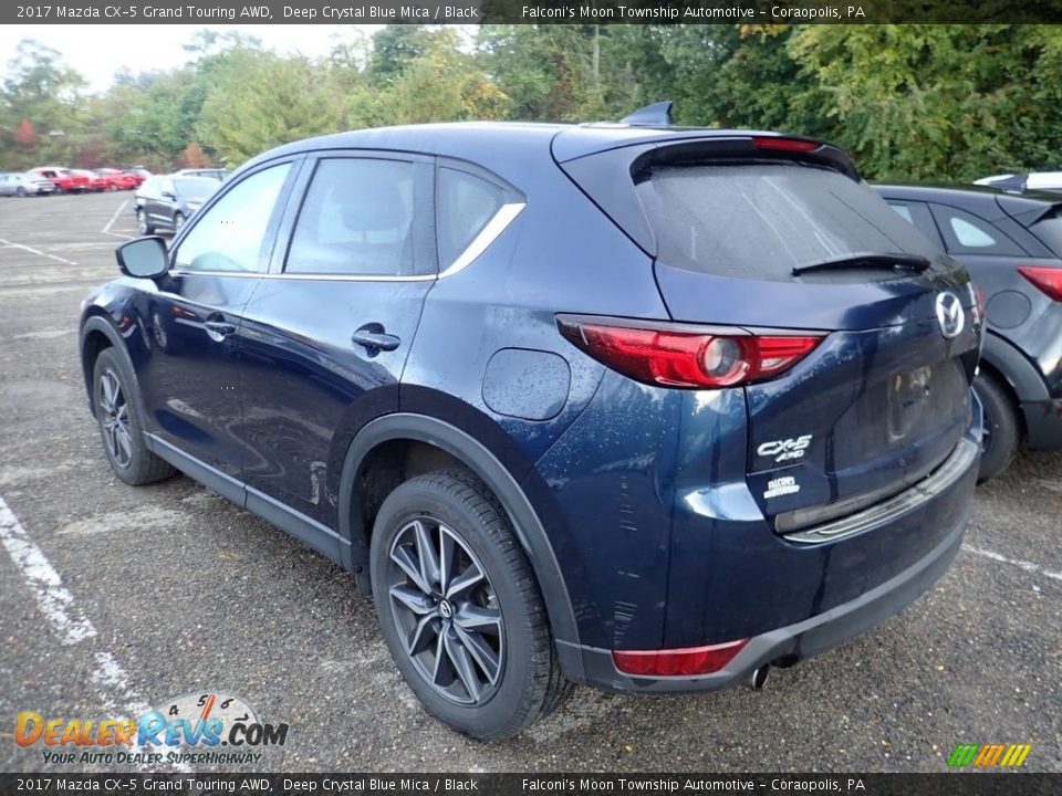 2017 Mazda CX-5 Grand Touring AWD Deep Crystal Blue Mica / Black Photo #2
