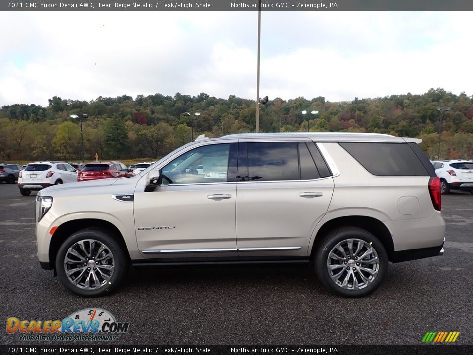 Pearl Beige Metallic 2021 GMC Yukon Denali 4WD Photo #9