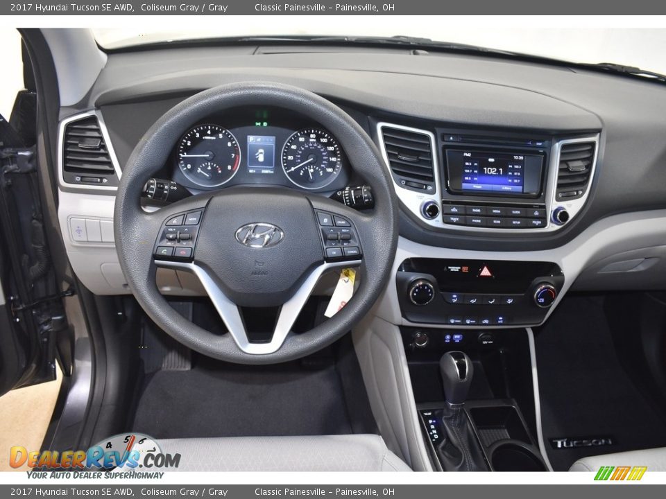 2017 Hyundai Tucson SE AWD Coliseum Gray / Gray Photo #13