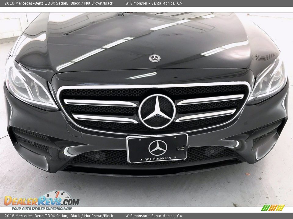 2018 Mercedes-Benz E 300 Sedan Black / Nut Brown/Black Photo #30