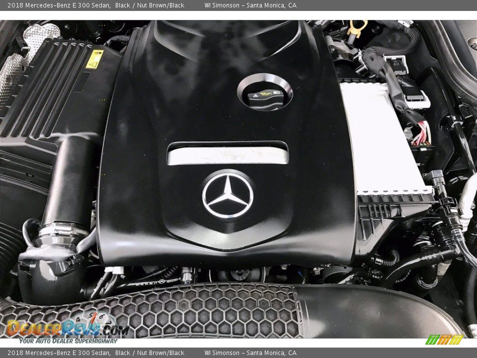 2018 Mercedes-Benz E 300 Sedan Black / Nut Brown/Black Photo #32
