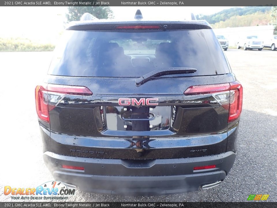 2021 GMC Acadia SLE AWD Ebony Twilight Metallic / Jet Black Photo #6