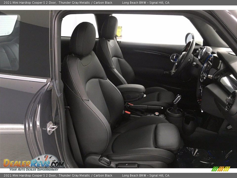 2021 Mini Hardtop Cooper S 2 Door Thunder Gray Metallic / Carbon Black Photo #6