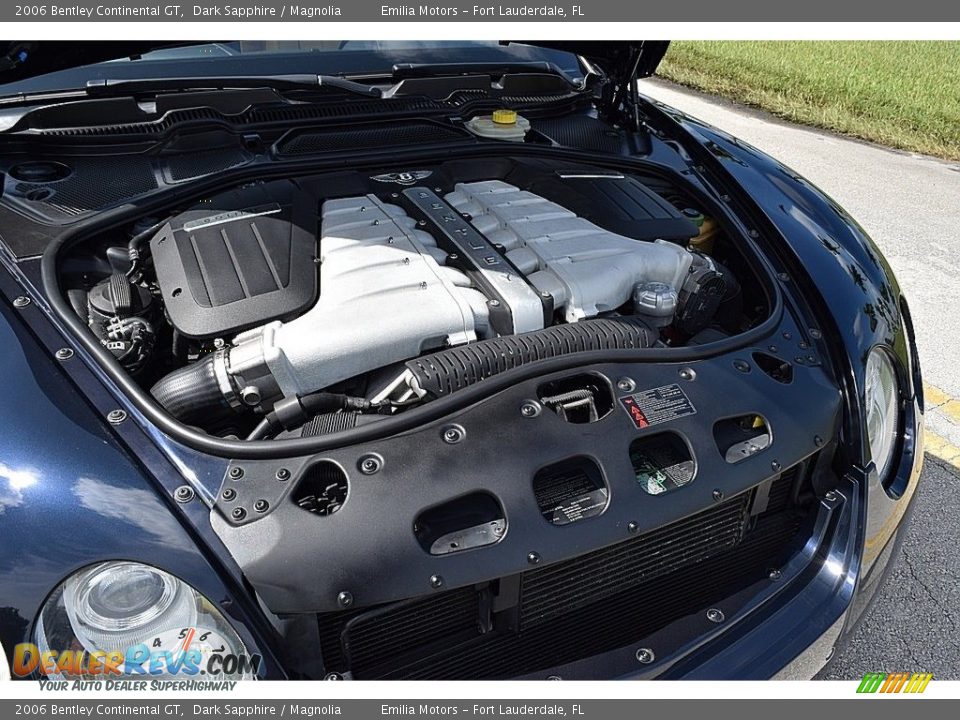 2006 Bentley Continental GT  6.0L Twin-Turbocharged DOHC 48V VVT W12 Engine Photo #60