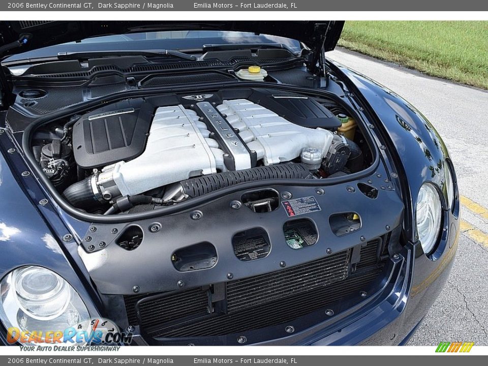 2006 Bentley Continental GT  6.0L Twin-Turbocharged DOHC 48V VVT W12 Engine Photo #62
